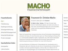 Tablet Screenshot of frauenarzt-dr-macho.at
